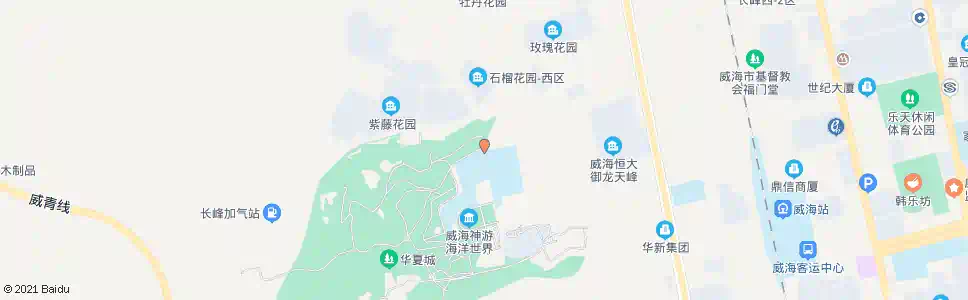 威海华夏游乐场_公交站地图_威海公交_妙搜公交查询2025