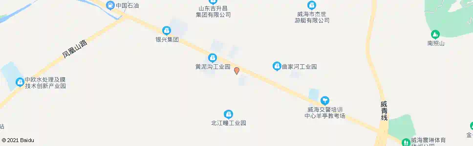 威海北江疃_公交站地图_威海公交_妙搜公交查询2025