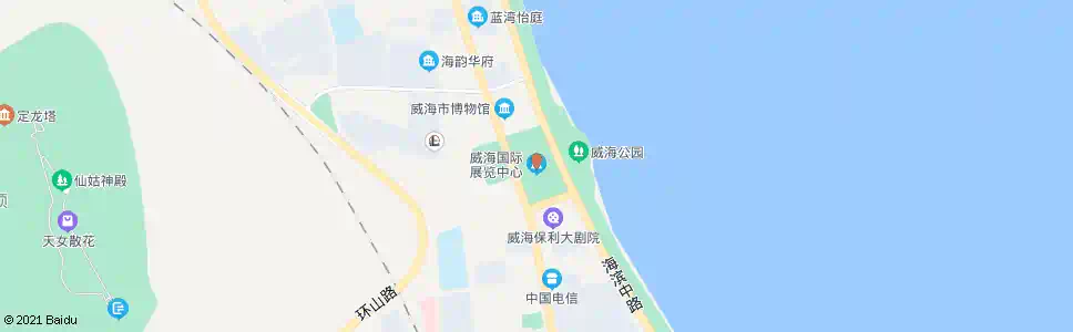 威海会展中心_公交站地图_威海公交_妙搜公交查询2025