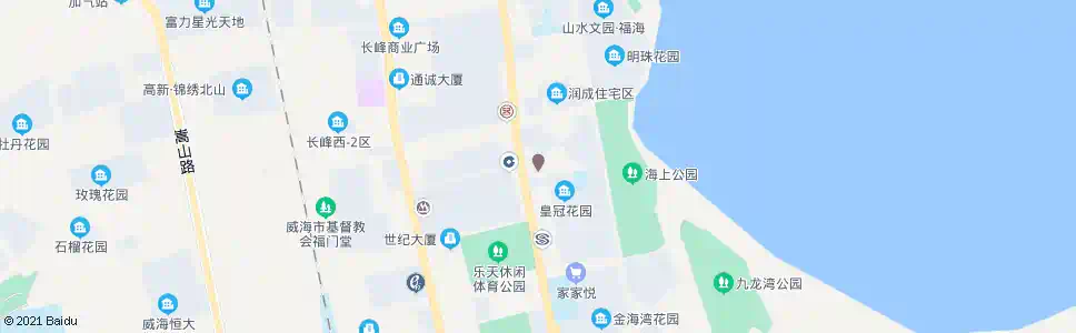 威海皇冠花园_公交站地图_威海公交_妙搜公交查询2025