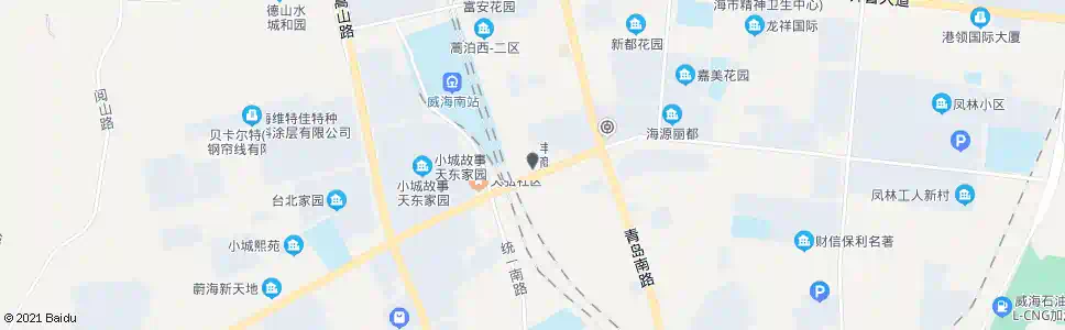 威海鑫通汽车城_公交站地图_威海公交_妙搜公交查询2025