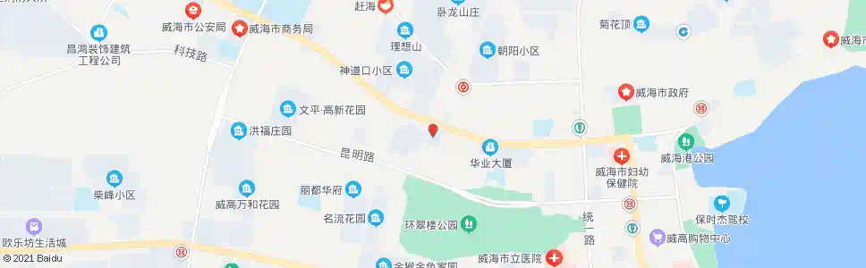 威海小商品批发市场(兰花办公用品)_公交站地图_威海公交_妙搜公交查询2025