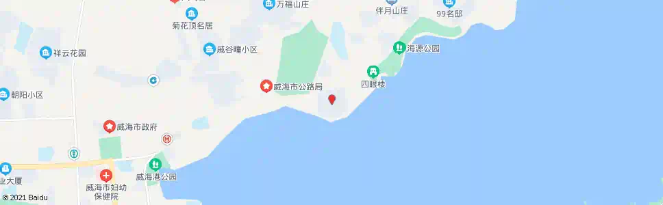 威海东山宾馆_公交站地图_威海公交_妙搜公交查询2025