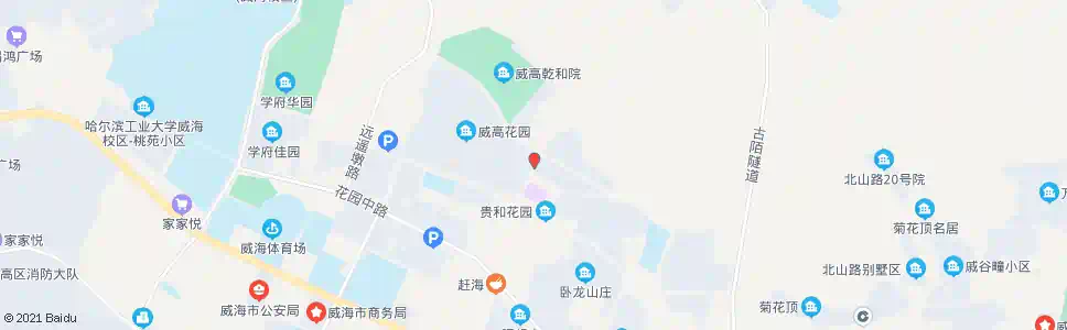 威海威高花园_公交站地图_威海公交_妙搜公交查询2025