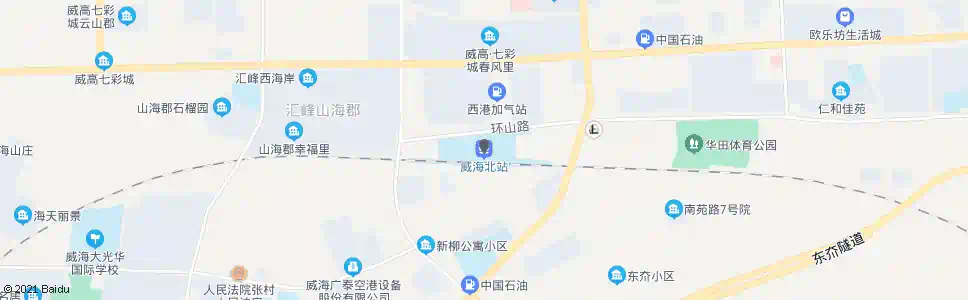 威海望海园北_公交站地图_威海公交_妙搜公交查询2025