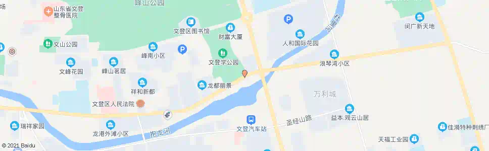威海文登学公园_公交站地图_威海公交_妙搜公交查询2025