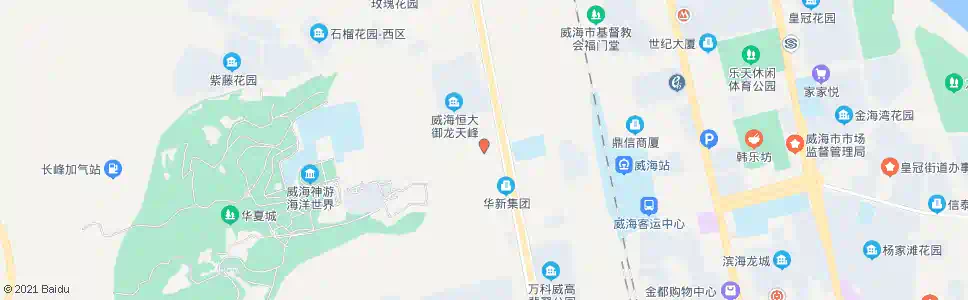 威海华夏集团东门_公交站地图_威海公交_妙搜公交查询2025