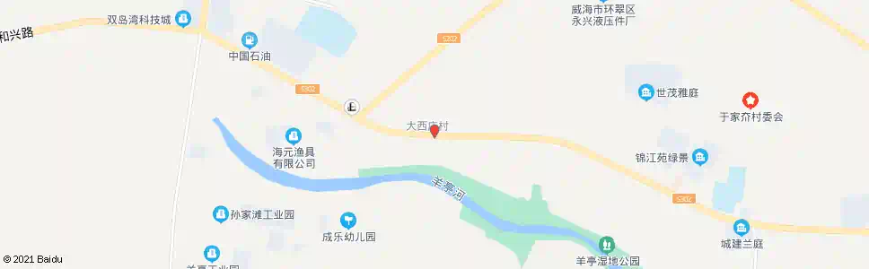 威海大西庄_公交站地图_威海公交_妙搜公交查询2025