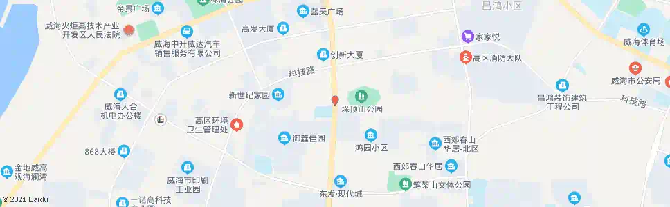 威海高区一中_公交站地图_威海公交_妙搜公交查询2025