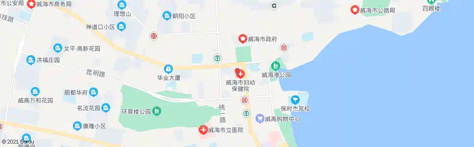 威海市立第二医院_公交站地图_威海公交_妙搜公交查询2025