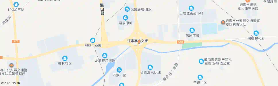 威海江家寨立交桥_公交站地图_威海公交_妙搜公交查询2025