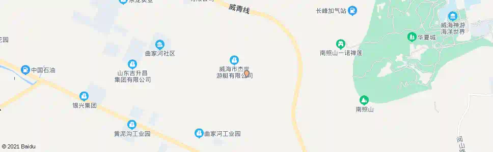 威海阮家口西_公交站地图_威海公交_妙搜公交查询2025