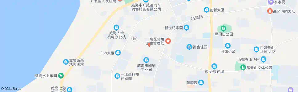 威海报业印刷中心_公交站地图_威海公交_妙搜公交查询2025
