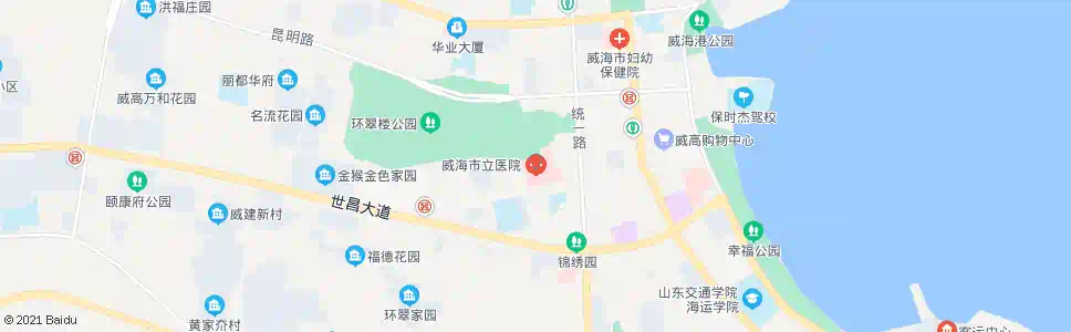 威海市立医院_公交站地图_威海公交_妙搜公交查询2025