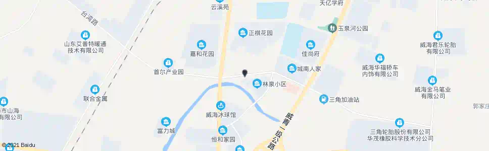 威海林泉社区_公交站地图_威海公交_妙搜公交查询2025