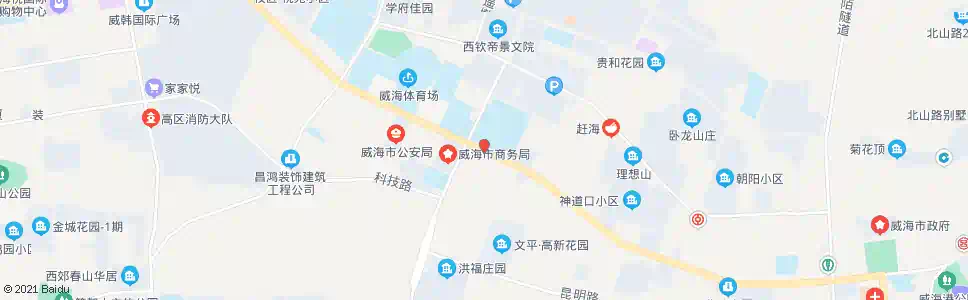 威海威海一中_公交站地图_威海公交_妙搜公交查询2025