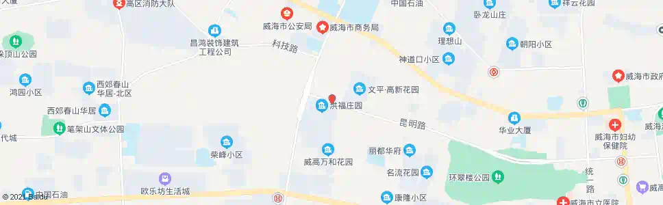 威海洪福庄园_公交站地图_威海公交_妙搜公交查询2025