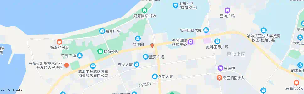 威海金海湾医院_公交站地图_威海公交_妙搜公交查询2025