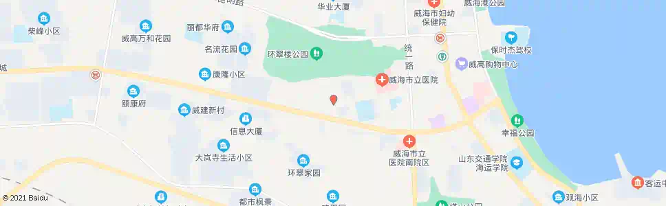 威海山花大厦_公交站地图_威海公交_妙搜公交查询2025