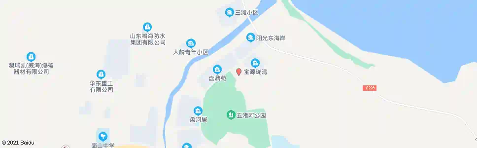 威海刘家滩_公交站地图_威海公交_妙搜公交查询2025