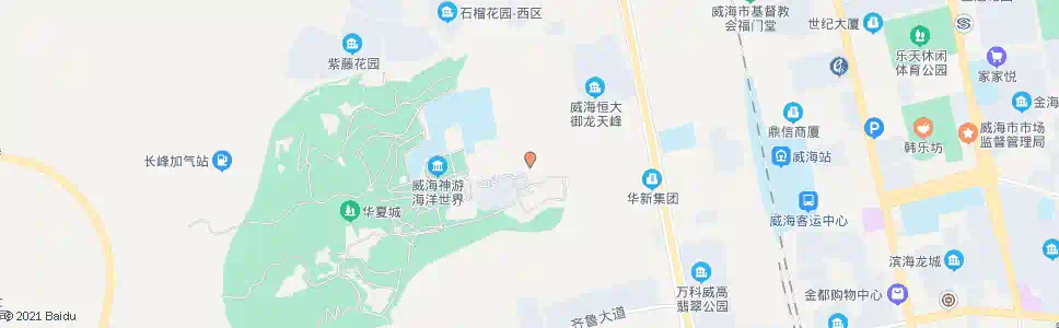 威海华夏会馆_公交站地图_威海公交_妙搜公交查询2025
