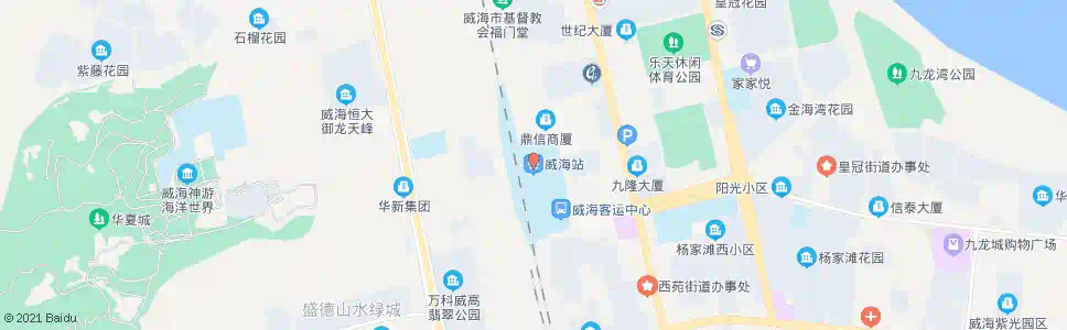 威海火车站_公交站地图_威海公交_妙搜公交查询2025