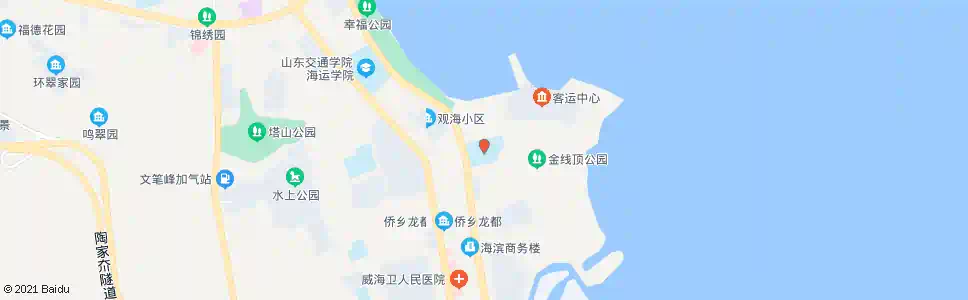 威海威海二中北校区_公交站地图_威海公交_妙搜公交查询2025