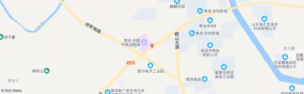 威海中韩边贸城_公交站地图_威海公交_妙搜公交查询2025