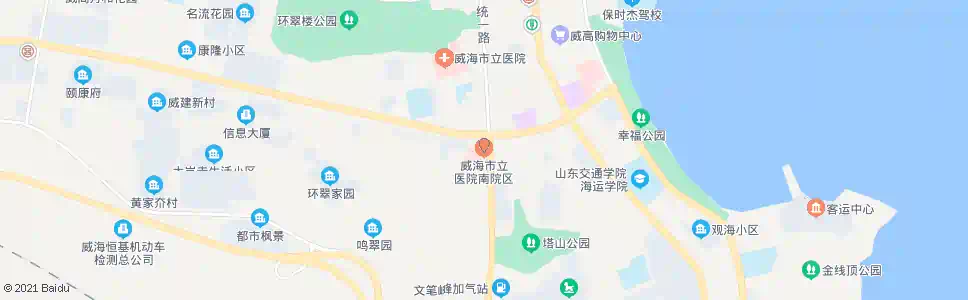 威海市立医院南院区市肿瘤医院_公交站地图_威海公交_妙搜公交查询2025
