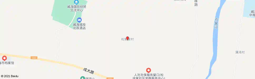 威海松郭家_公交站地图_威海公交_妙搜公交查询2025