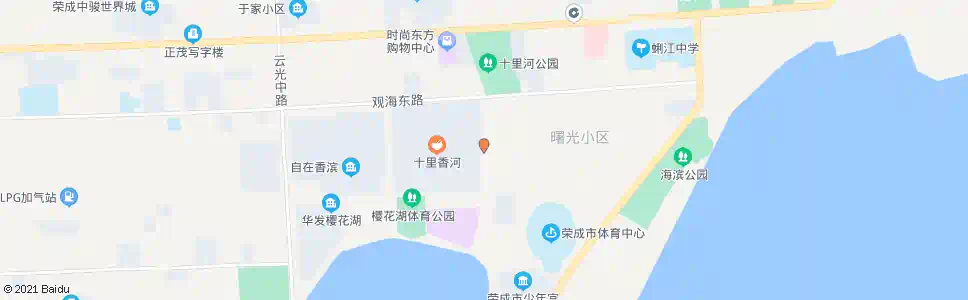 威海十里香河小区_公交站地图_威海公交_妙搜公交查询2025