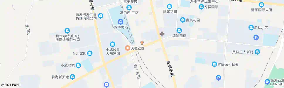 威海鑫通汽修汽贸_公交站地图_威海公交_妙搜公交查询2025