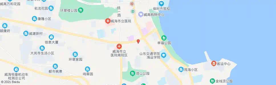 威海中国人民保险公司_公交站地图_威海公交_妙搜公交查询2025