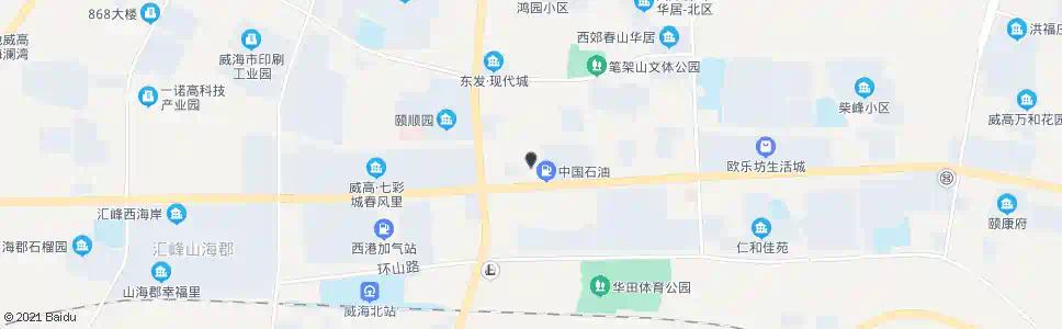 威海华田小区(恒宇星河广场)_公交站地图_威海公交_妙搜公交查询2025