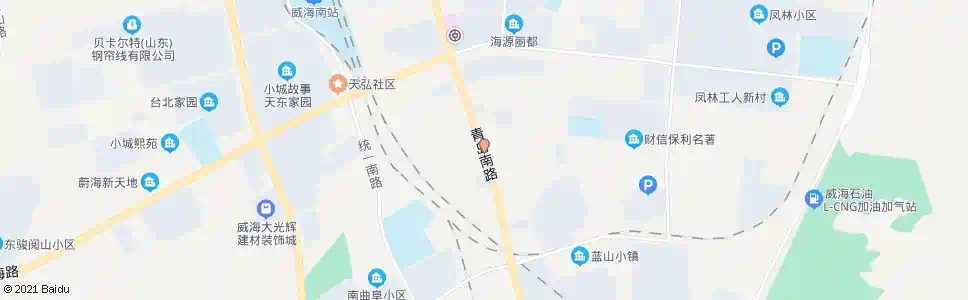 威海泰威彩印_公交站地图_威海公交_妙搜公交查询2025