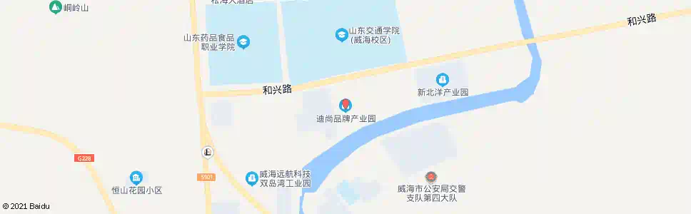 威海迪尚品牌产业园_公交站地图_威海公交_妙搜公交查询2025