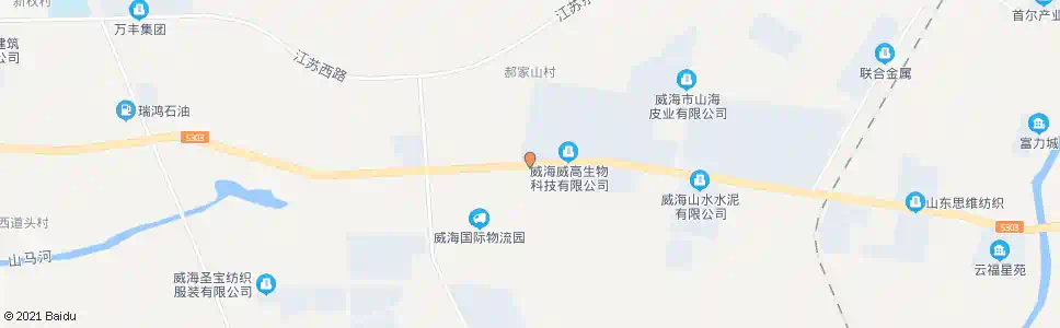 威海郝家山_公交站地图_威海公交_妙搜公交查询2025