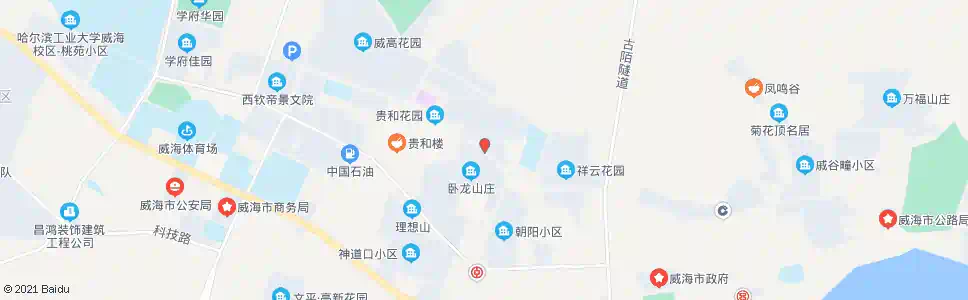 威海卧龙山庄_公交站地图_威海公交_妙搜公交查询2025