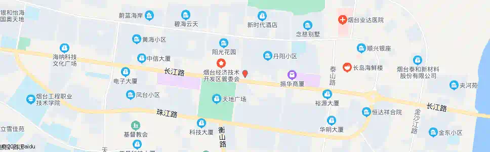烟台开发区交通银行_公交站地图_烟台公交_妙搜公交查询2025