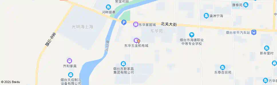 烟台东华商贸城_公交站地图_烟台公交_妙搜公交查询2025