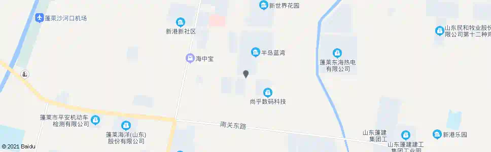 烟台半岛蓝湾_公交站地图_烟台公交_妙搜公交查询2025