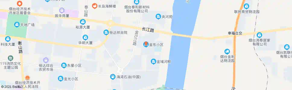 烟台金东小区(金东家居海宁皮草城)_公交站地图_烟台公交_妙搜公交查询2025