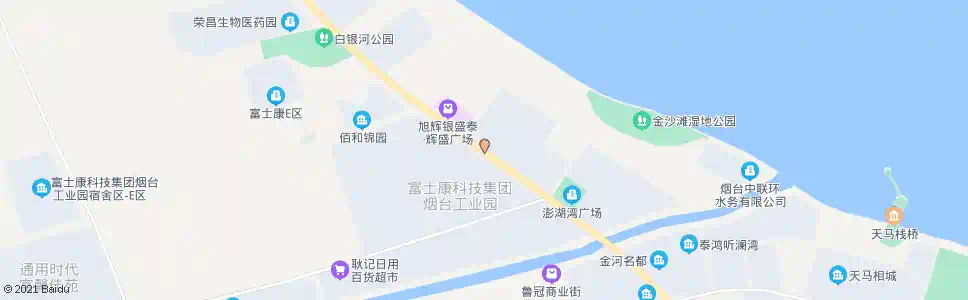 烟台富士康西门_公交站地图_烟台公交_妙搜公交查询2025