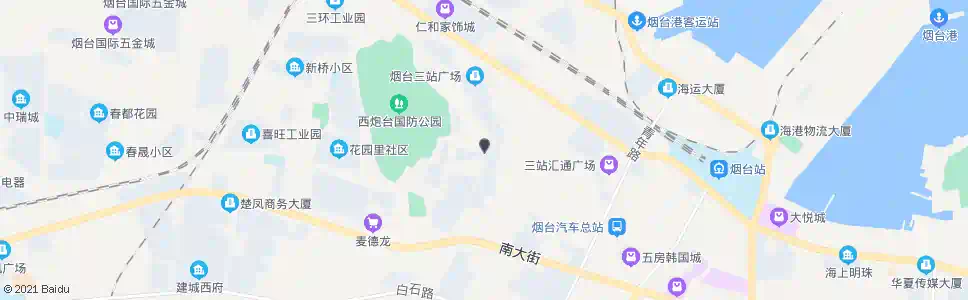 烟台西炮台东路_公交站地图_烟台公交_妙搜公交查询2025