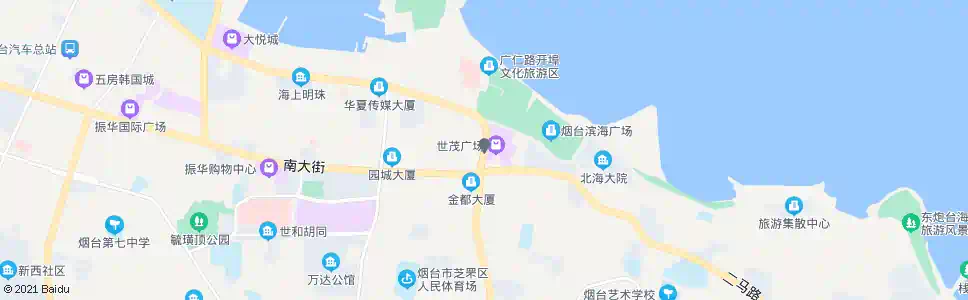 烟台解放路_公交站地图_烟台公交_妙搜公交查询2025