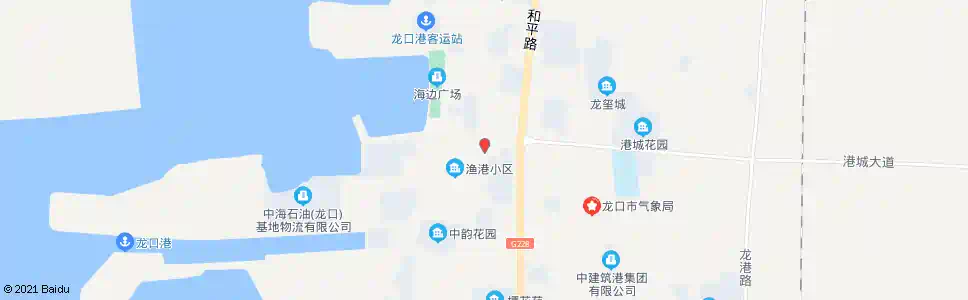 烟台渔港路_公交站地图_烟台公交_妙搜公交查询2025