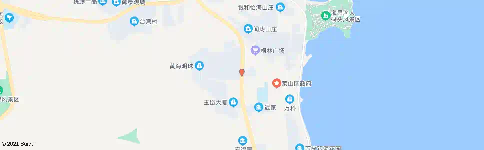 烟台黄海明珠山庄_公交站地图_烟台公交_妙搜公交查询2025