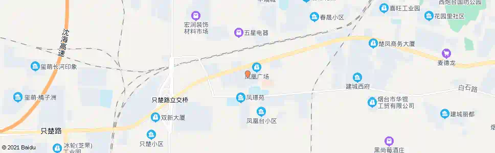 烟台越秀星汇凤凰_公交站地图_烟台公交_妙搜公交查询2025