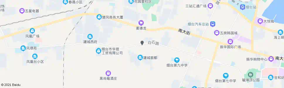 烟台白石路(烟台鲁银药业)_公交站地图_烟台公交_妙搜公交查询2025