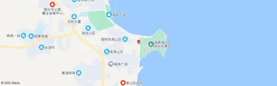 烟台第二海水浴场_公交站地图_烟台公交_妙搜公交查询2025